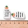 Cartoon White Cat Resin Decoden Cabochons CRES-R203-01C-3