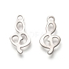 Non-Tarnish 201 Stainless Steel Charms STAS-C017-24P-2