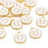 Golden Plated Alloy Charms X-ENAM-S118-01U-4