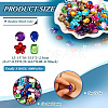 Flat Back & Back Plated Acrylic Rhinestone Cabochons MACR-TA0001-62A-4