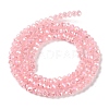 Baking Electroplate Glass Beads Strands DGLA-A039-J4mm-B08-2