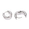 Tarnish Resistant 201 Stainless Steel Huggie Hoop Earrings EJEW-L256-05B-P-3
