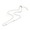 304 Stainless Steel Venetian Chains Necklaces NJEW-JN03636-01-2