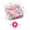 Handmade Luminous Polymer Clay Beads CLAY-YW0001-52-7