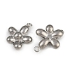 304 Stainless Steel Pendants STAS-I342-03P-2