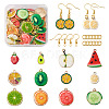 DIY Fruit Theme Earrings Making Kits DIY-PJ0001-05-1