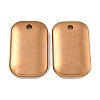 Electroplated Synthetic Non-Magnetic Hematite Pendants G-C136-05E-1