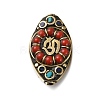 Handmade Tibetan Style Beads KK-G473-01AG-2
