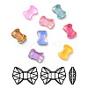 Mocha Style K9 Glass Rhinestone Cabochons RGLA-G017-04B-1