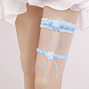 MAYJOYDIY US 1 Set Polyester Lace Elastic Bridal Garters DIY-MA0003-42-5