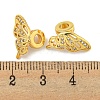 Brass Cubic Zirconia Beads KKB-L215-023G-3