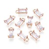 5Pcs Transparent Glass Charms GLAA-YW0004-40A-1