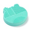 Silicone Makeup Cleaning Brush Scrubber Mat Portable Washing Tool MRMJ-H002-01D-2