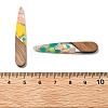 Resin and Walnut Pendants FIND-R051-08B-3