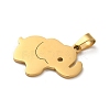 304 Stainless Steel Pendants STAS-O005-24B-G-2