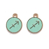 Alloy Enamel Pendants ENAM-S124-01A-15F-1