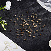 3Bags Brass Crimp Beads KK-BBC0026-09B-4