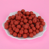 Round Silicone Focal Beads SI-JX0046A-81-3