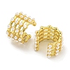 Brass Cuff Earrings EJEW-C104-069G-2