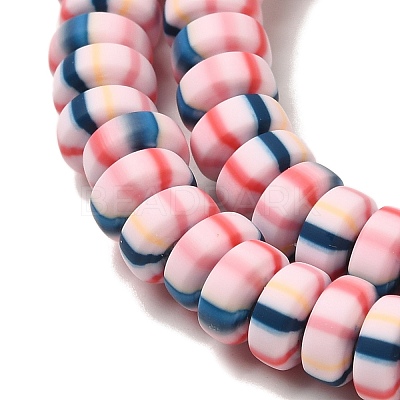 Polymer Clay Beads Strands CLAY-H006-02A-1