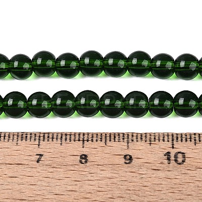 Transparent Glass Beads Strands GLAA-T032-T6mm-27-1