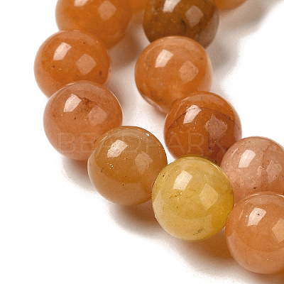 Natural Red Aventurine Beads Strands G-H067-A02-10MM-1