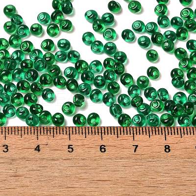 Transparent Colours Glass Seed Beads SEED-P006-02A-09-1