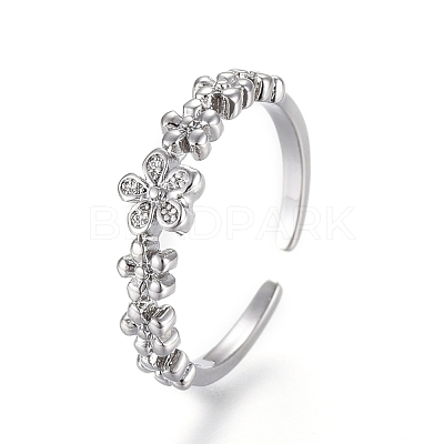 Adjustable Brass Toe Rings RJEW-EE0002-21P-1