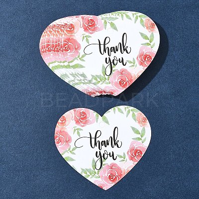Coated Paper Thank You Greeting Card DIY-FS0007-76E-1