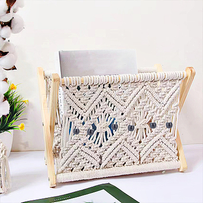 Wood European Beads WOOD-WH0030-24-1