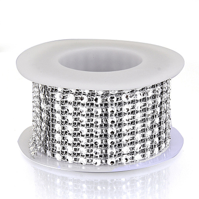 8 Rows Plastic Diamond Mesh Wrap Roll OCOR-N005-001D-1