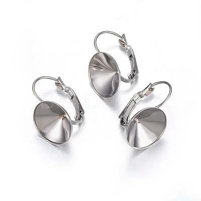 Tarnish Resistant 201 Stainless Steel Leverback Earring Findings LS-STAS-P210-29P-1