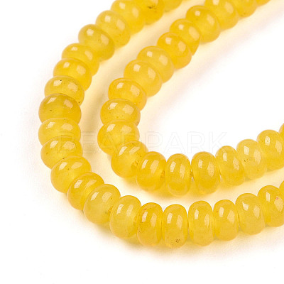 Dyed Natural White Jade Beads Strands G-T139-57A-01-1