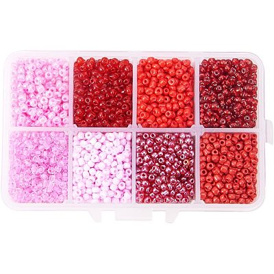 8/0 Round Glass Seed Beads SEED-PH0006-3mm-05-1