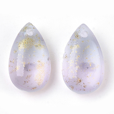 Two Tone Transparent Spray Painted Glass Charms GLAA-T017-02-B03-1