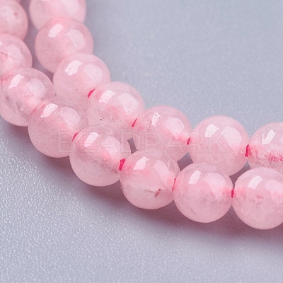 Natural Rose Quartz Bead Strands X-G-R193-13-4mm-1
