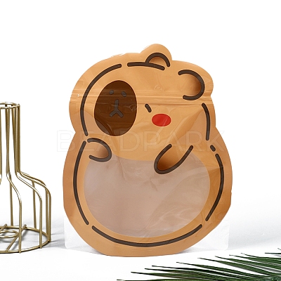 Cartoon Animal PET Cookies Resealable Packaging Bags PW-WG28C20-01-1