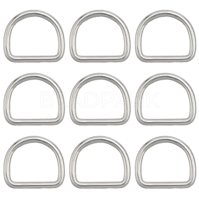 304 Stainless Steel D Rings STAS-CP0001-05B-1