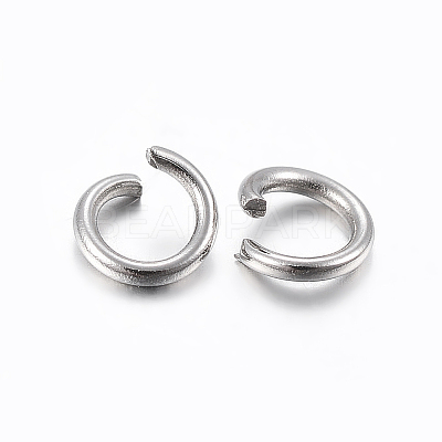 Tarnish Resistant 304 Stainless Steel Open Jump Rings LS-STAS-H437-4x0.8mm-1