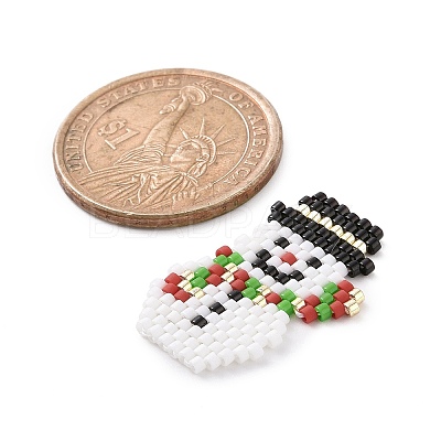 Handmade MIYUKI Japanese Seed Loom Pattern Seed Beads PALLOY-MZ00059-06-1