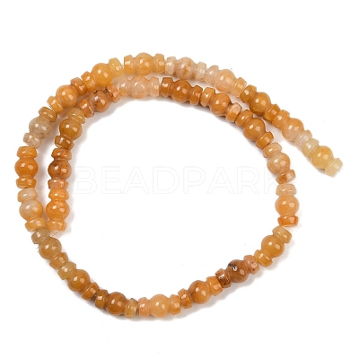 Natural Topaz Jade Beads Strands G-P595-B03-01-1