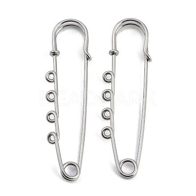 304 Stainless Steel Safety Pins Brooch Findings STAS-K252-05B-P-1