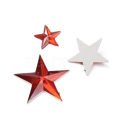 Acrylic Star Shape Cabochons FIND-XCP0002-29-1