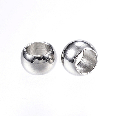 Tarnish Resistant 201 Stainless Steel Beads X-STAS-D448-065P-1