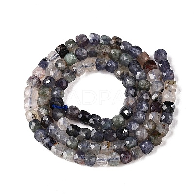 Natural Iolite Beads Strands G-N342-112B-1