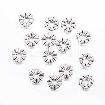Tibetan Style Alloy Spacer Beads X-LF10461Y-1