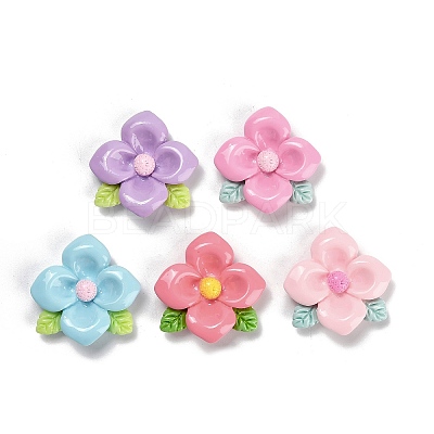 Opaque Resin Cabochons RESI-Z044-01C-1