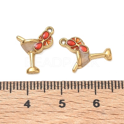 304 Stainless Steel Enamel Pendants SA-CBA7876-40G-02-1