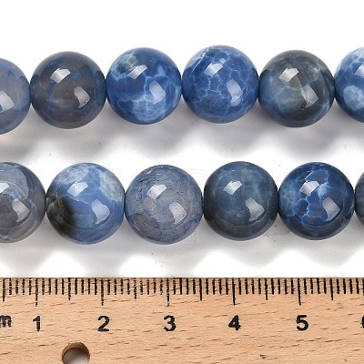 Dyed Natural Agate Beads Strands G-G203-10M-12mm-1