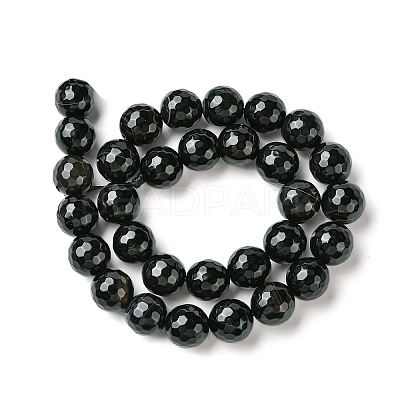Natural Onyx Round Beads Strand G-L084-12mm-28-1
